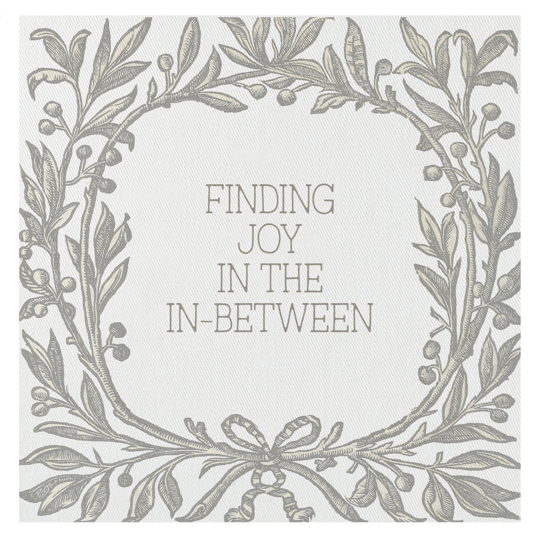 Finding Joy In The In-Between Mini Canvas