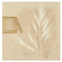 I trust the next champter because I know the Author, Autumn, Fall Mini Canvas