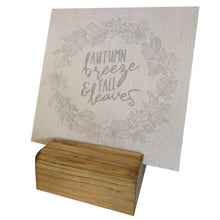 Autumn breeze and fall leaves mini canvas.   D E T A I L S • You are purchasing the MINI CANVAS ONLY • 7" x 7" approximately • Printed on cotton twill fabric and glued to 1/8" masonite board • ALL MINI CANVAS HOLDERS SOLD SEPARATELY. If you would like a mini canvas block holder or clipboard, please add one of these listings to your cart.