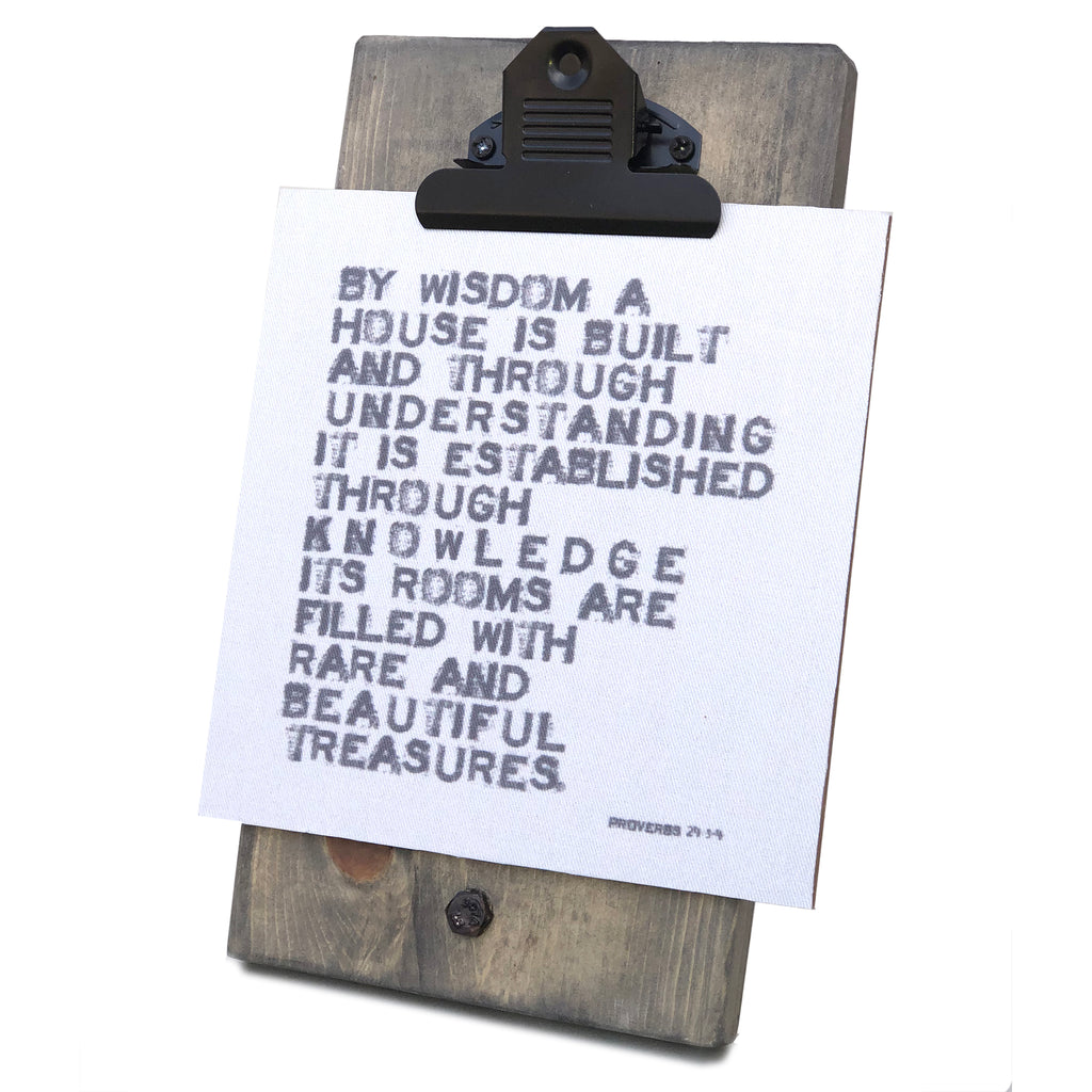 By Wisdom Mini Canvas Graphically Speaking Design