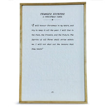 Book Page Handmade Paper Framed Sign, The Christmas Carol