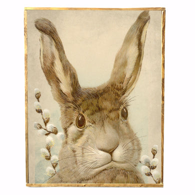 Bunny \\ Easter \\ Vintage Style Framed Print