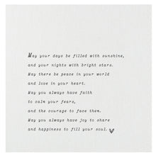 May your days be filled, Mini Canvas