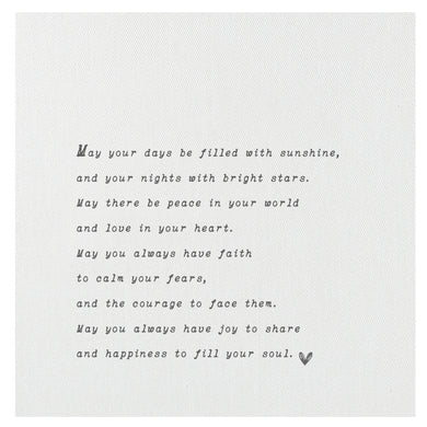 May your days be filled, Mini Canvas