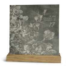 In His Presence There Is Fullness of Joy, Spring Florals Mini Canvas