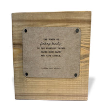 Finding Beauty Inspirational Block