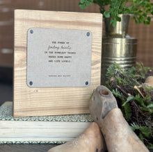 Finding Beauty Inspirational Block