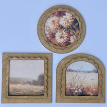 3x3 Magnets set/6 Fall Autumn Vintage Style Prints