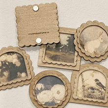 3x3 Magnets Moody Vintage Style Prints