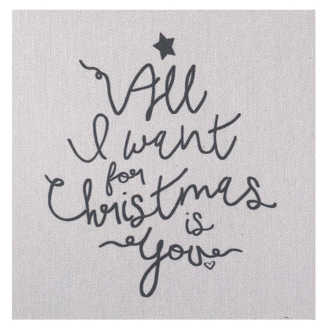 All I Want For Christmas Mini Canvas