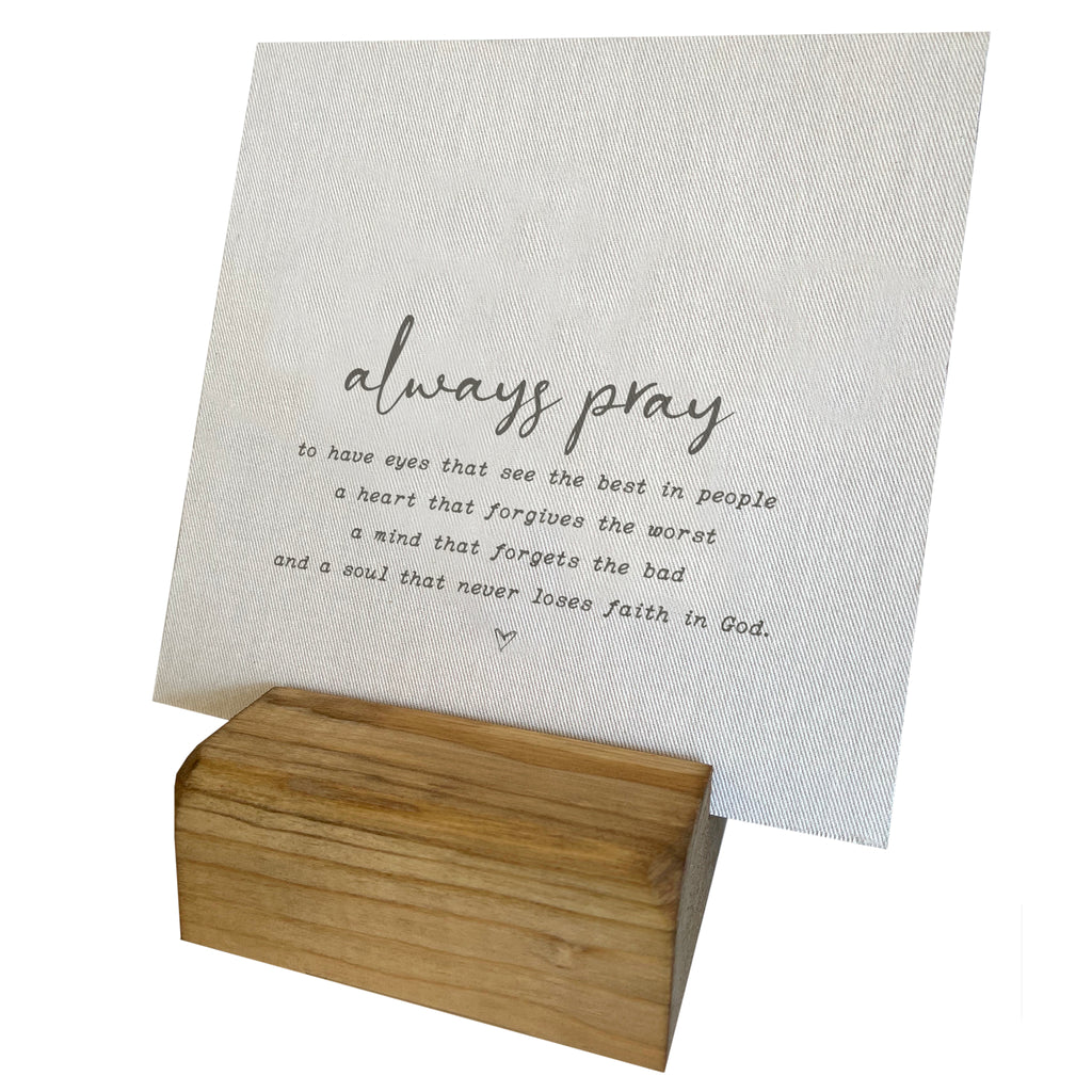Always Pray Mini Canvas – Graphically Speaking Design