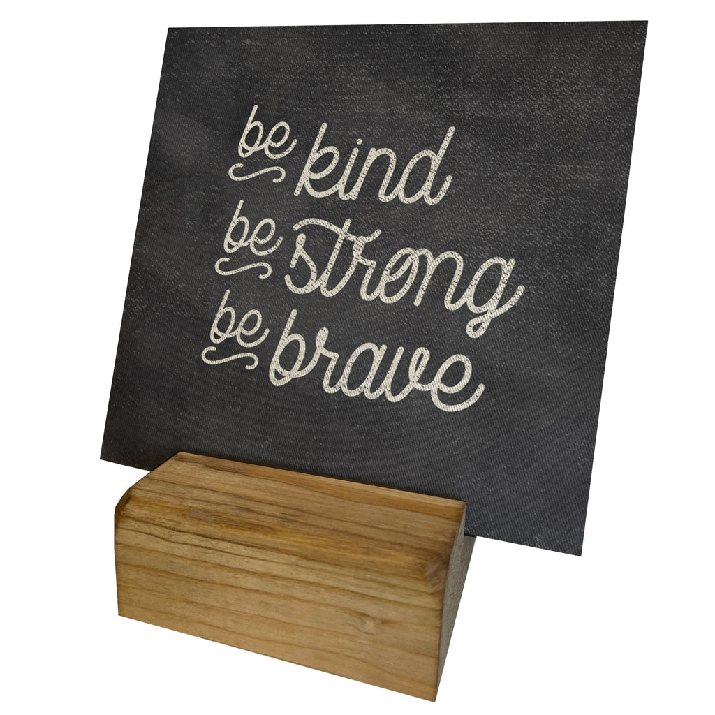 Wood Block Mini Canvas Holder Graphically Speaking Design