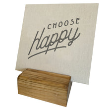 Choose Happy mini canvas.   D E T A I L S • You are purchasing the MINI CANVAS ONLY • 7" x 7" approximately • Printed on cotton twill fabric and glued to 1/8" masonite board • ALL MINI CANVAS HOLDERS SOLD SEPARATELY. If you would like a mini canvas block holder or clipboard, please add one of these listings to your cart.