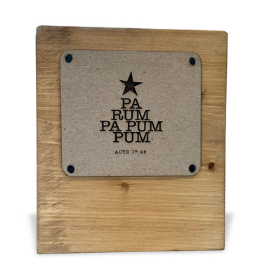 Pa Rum Pa Pum Pum Inspirational Block