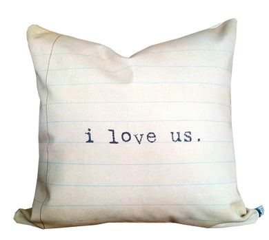 I Love Us Pillow