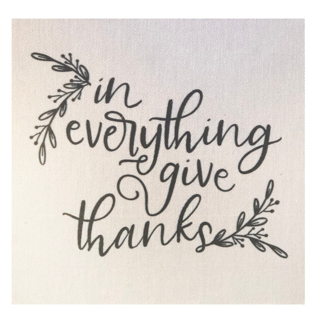 In Everything Give Thanks Mini Canvas – Graphically Speaking Design