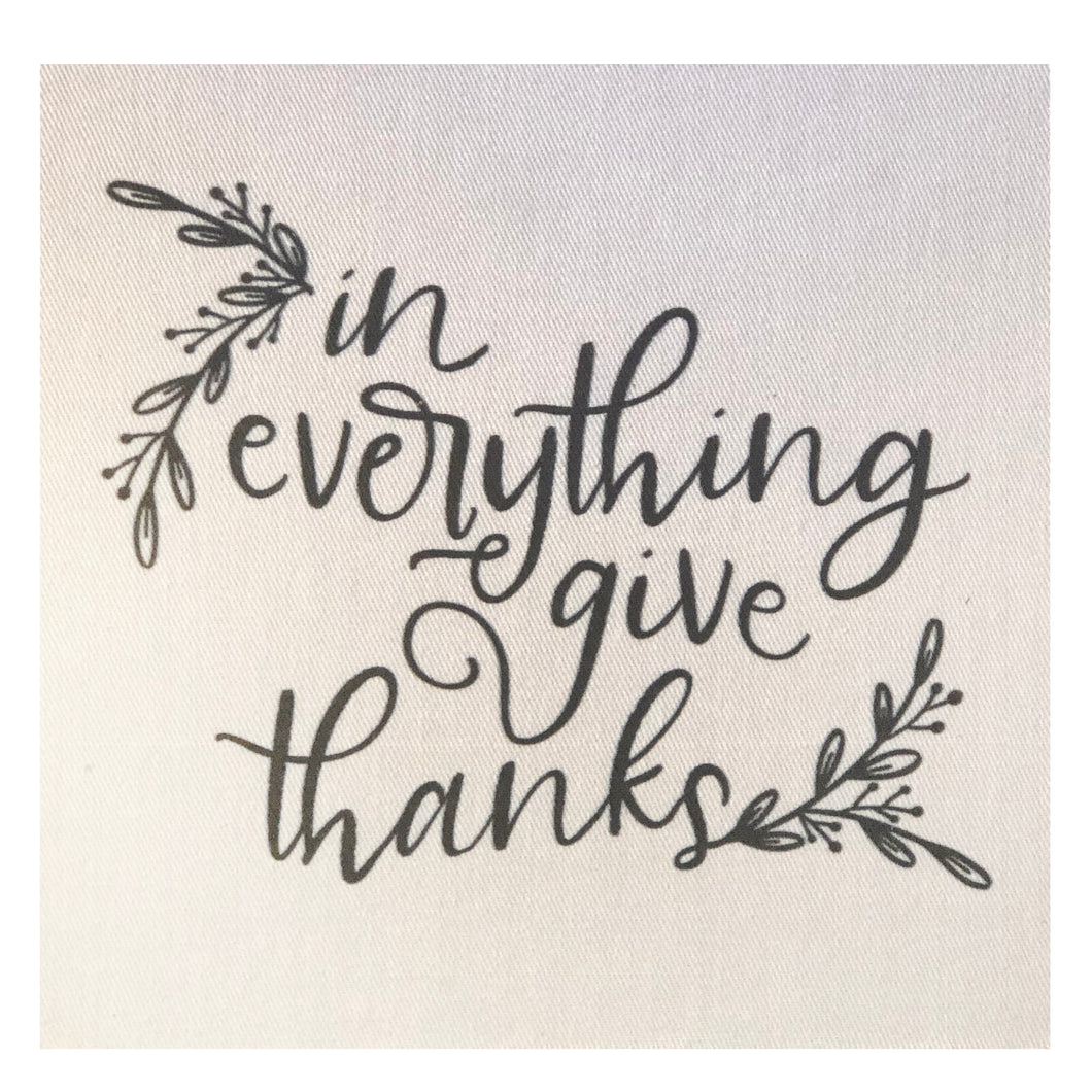 In Everything Give Thanks Mini Canvas