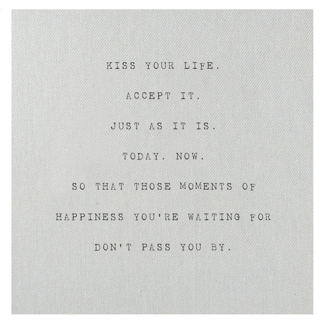 Kiss Your Life Mini Canvas