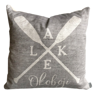 Custom Lake \\ Oar Pillow