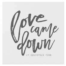 Love Came Down At Christmas Time Mini Canvas