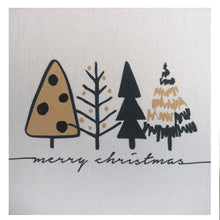 Merry Christmas Holiday Trees Mini Canvas