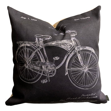 Bicycle Patent Pillow