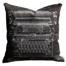Typewriter Patent Pillow
